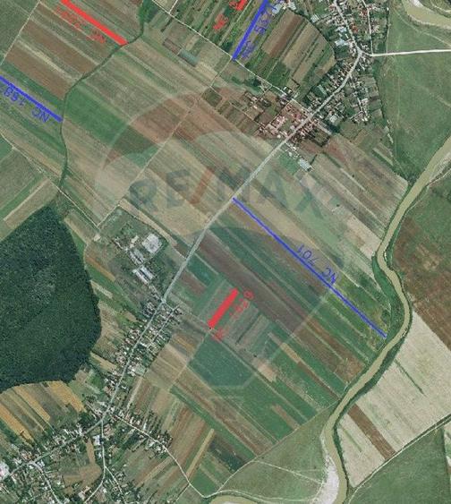 Teren 4,955mp in Nuci Ilfov, la numai 100 m de ultima casa construita