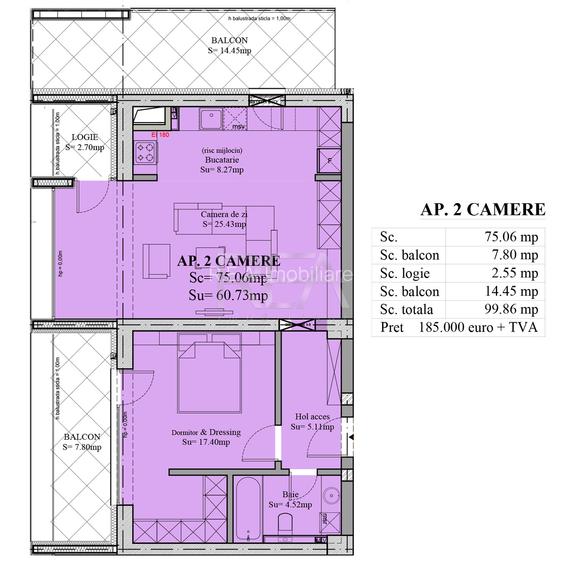 2 camere - Sebastian - Predare in 2027 - 2