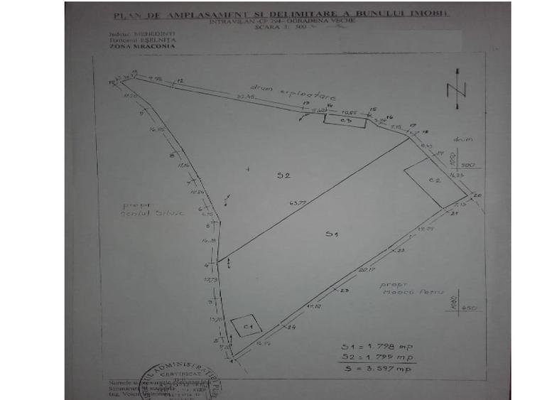 Mraconia,Clisura Dunarii proprietate deosebita, unica in zona de investitie!