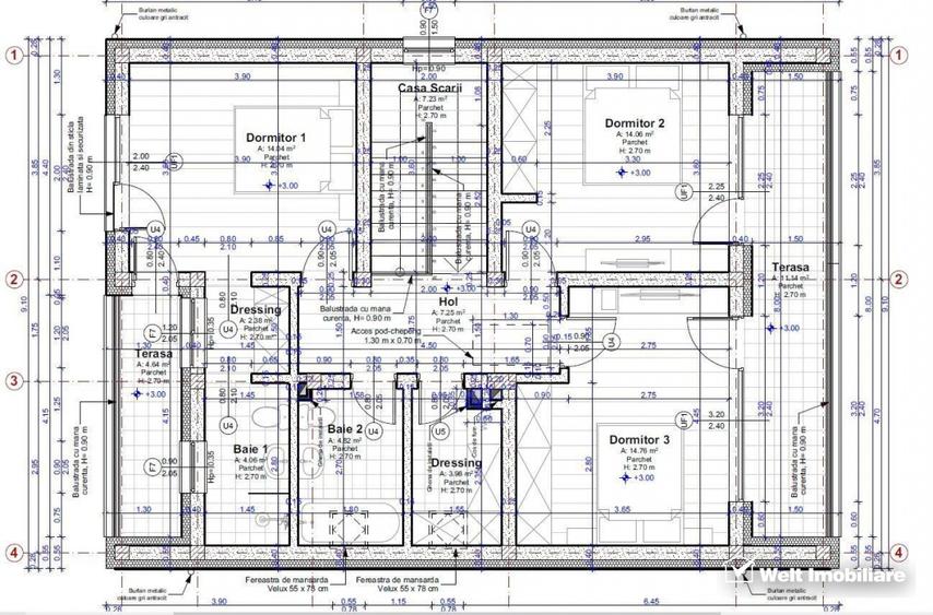 Casa individuala P+E+M pe teren 900mp, view si liniste in Salicea
