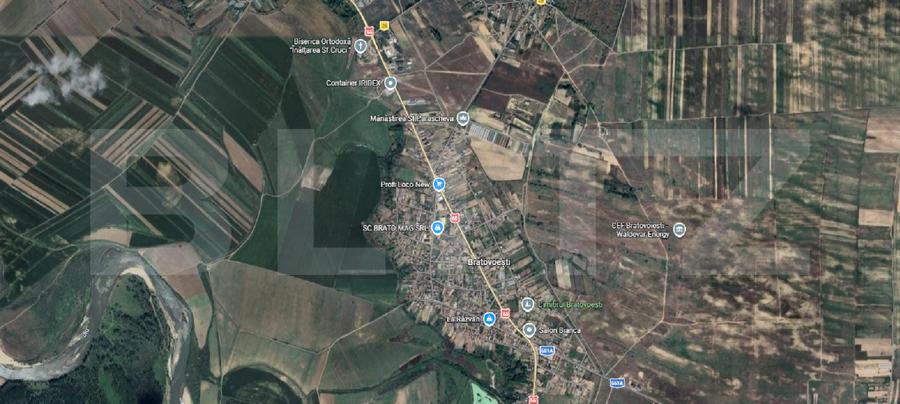 Teren extravilan, agricol, 69000 mp, zona Bratovoiesti