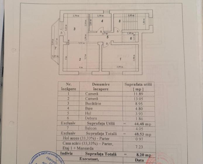 2 camere - semidecomandat - garaj - Sos. Bucuresti - Magurele