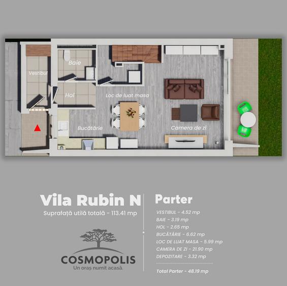 VILA NVN - Complex Cosmopolis , incepand de la 199000 eur plus tva.