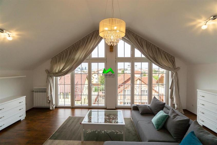 Penthouse de inchiriat 3 camere terasa Sibiu Dumbravii Sub Arini