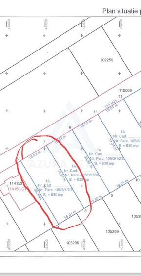 Teren intravilan pentru constructie casa individuala, 630 mp - 5