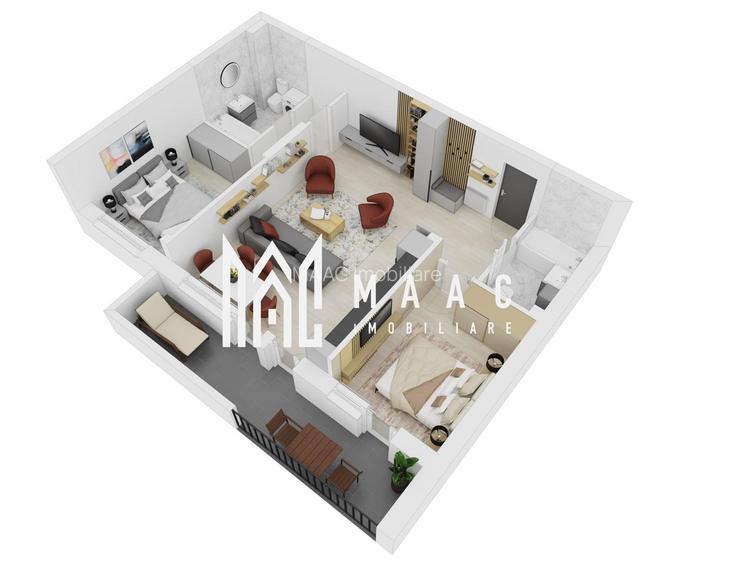 Apartament 3 camere I 64 mp I Sibiu I Doamna Stanca I 2 băi I balcon 10 mp - 2