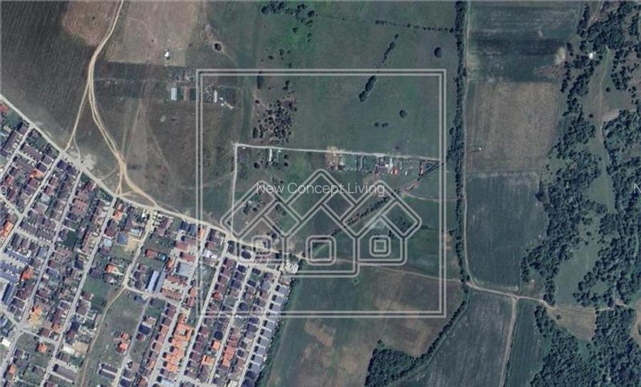 Teren intravilan cu PUZ aprobat - 23.734 mp -Selimbar, limita Cisnadie - 6