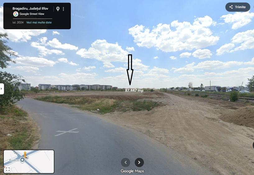 Vand 87447 mp teren intravilan Bragadiru - dezvoltari imobiliare