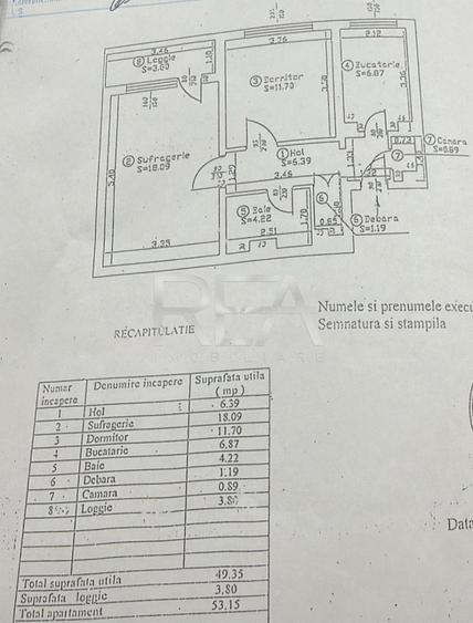 2 camere, et 5/10, 53mp, bloc 1979-Lujerului, Parcul Liniei