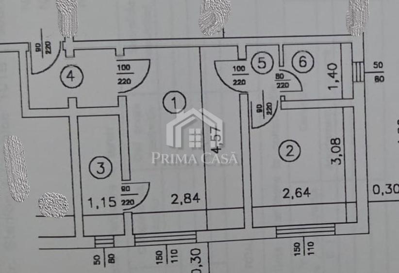 Apartament cu 2 camere zona Crang / Stadion ~ etaj 1din4 ~ confort 2 ~
