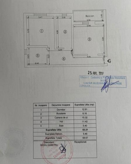 2 camere decomadat- Valea Lupului- 59 mp- 106000 euro