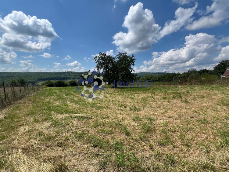 Teren de vânzare 2.531 mp Centrul satului Poieni, Priveliste spre padure
