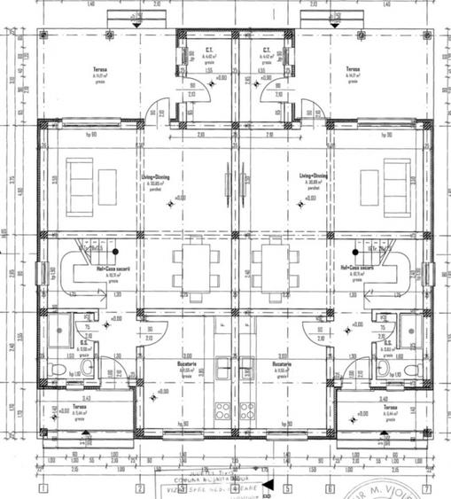 Duplex 4 camere izolat fonic - pozitie excelenta - cartier asfaltat - Mosnita