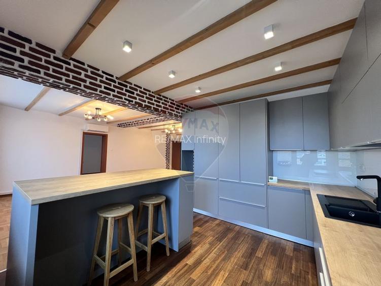 Penthouse cu 5 camere si terasa cu view de inchiriat in Grigorescu - 26