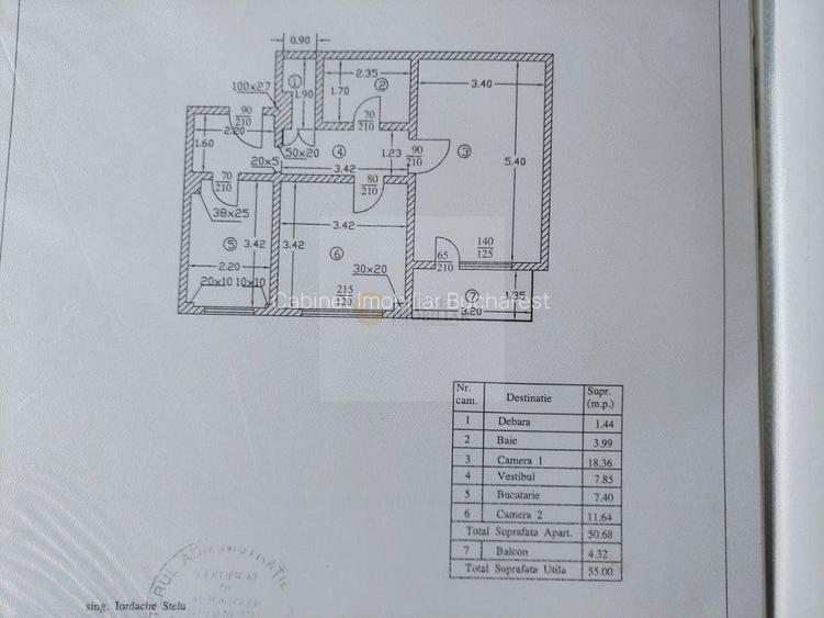 2 Camere - 55MP | Decomandat | 1980 | Metrou Gorjului - 1