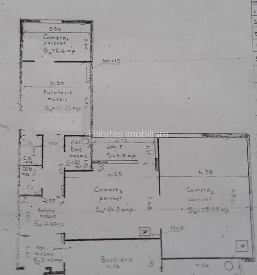 3 camere, etaj 1, 73 mp, renovabil, zona centrala / Regionala CFR - 8