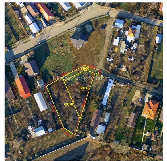 Teren intravilan construibil Buftea central, intre case, cu toate utilitatile  - 2