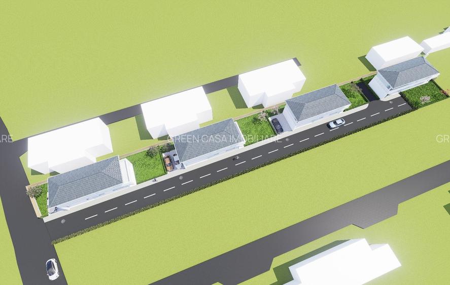 Teren 1500 mp, 3 parcele cu AC pentru case individuale, Florești - 11