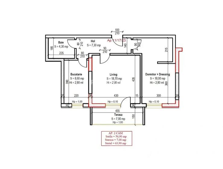 8 Minute Metrou Apartament 2 Camere Decomandat Pallady Bloc Nou - 2