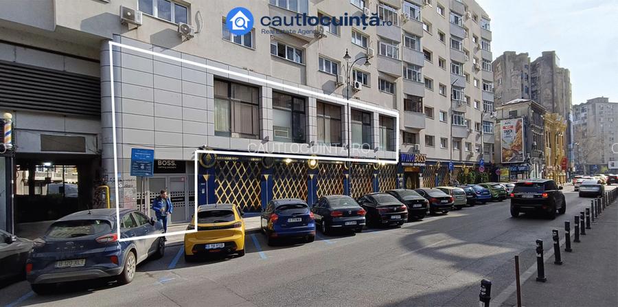 Spatiu comercial | Ultracentral | Romana | Mezanin | Vitrina | 339mp - 2