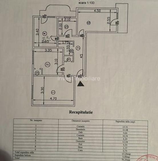 Apartament 3 camere decomandat, zona Moara de Foc- Luckoil, Iasi - 17