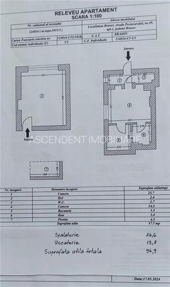 2 studiouri pretabile rezidential/ circuit turistic, Centrul istoric, Strada Pos - 16