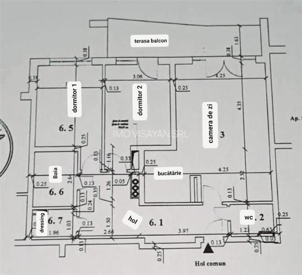 Apartament spatios 3 cam, Selimbar,zona Lidl, comision 0 - 16