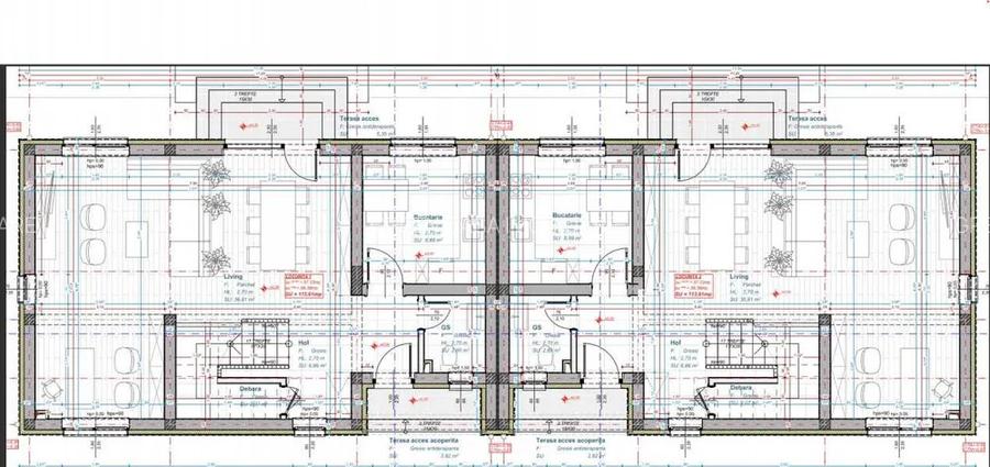 Duplex cu zonă de recreere - 1.909 mp în pădure, Florești – Tăuți - 6