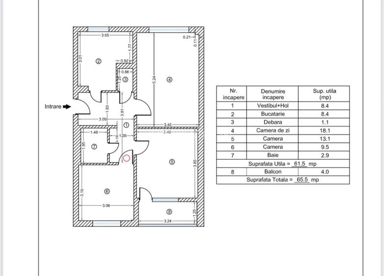 3 camere decomandat Drumul Taberei metrou Râul Doamnei - 7