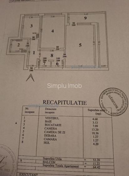 Metrou 1 Decembrie Decomandat 2 Camere 64mp Confort 1 - 1