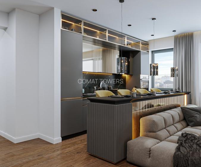 Apartament 2 Camere | TIP 2 | 58mp | Complex Comat Towers - 3