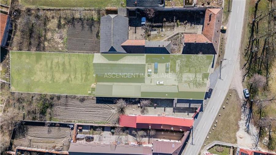 Clasa A, rezidential/ servicii/ investitional, 2.240 mp teren,Central,Halchiu,Br - 45