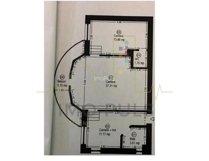3 Camere. 2 Bai. Apartament pe 2 nivele. Pretabil investitie. - 1