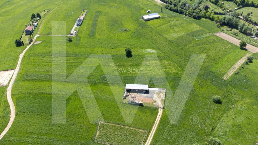 Teren cu peisaj spectaculos in Gura Raului – munte, aer curat, libertate - 5
