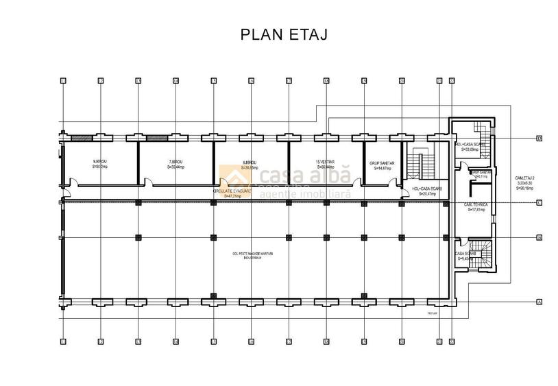 Spatiu de inchiriat, 809mp, amenajat, Tatarasi Sud - 18