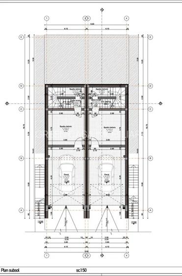 Duplex Voronet Nou Semifinisat 202 mp, Garaj, Terasa circulabila - 5