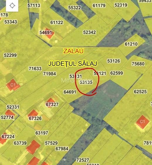 Teren intravilan 550 mp de vânzare – Zalău | Zonă liniștită de case | 39.000 € - 3