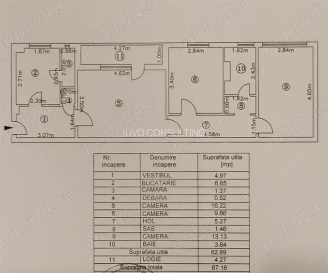 Vanzare Apartament 3 Camere Semidecomandat Berceni-Covasna - 11