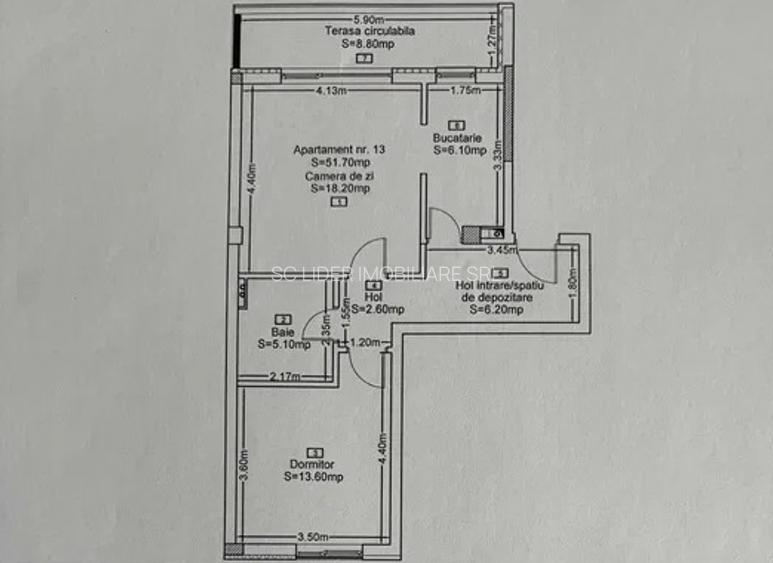 Apartament  2 camere  mobilat imobil  nou  zona Sigma Zorilor - 8