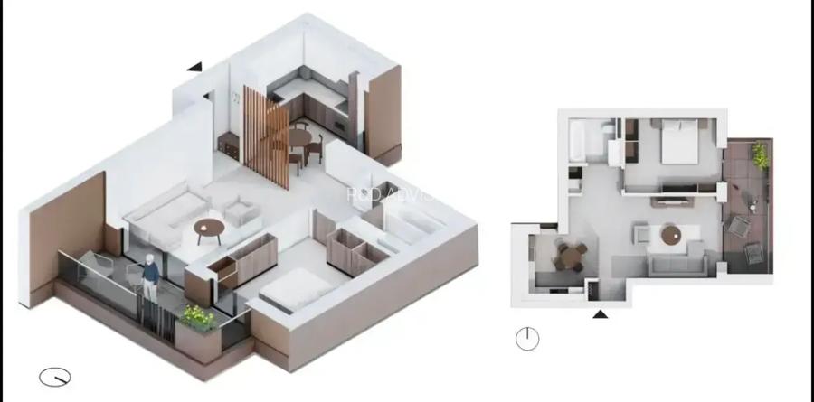 2 Camere Premium | Zona Decebal | Finisaje de Lux - 12