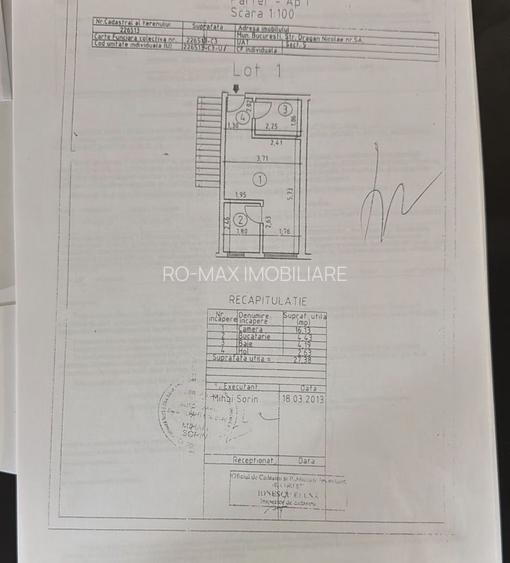 Garsonieră 28 mp bloc P+4+M construcție 2016 - 13