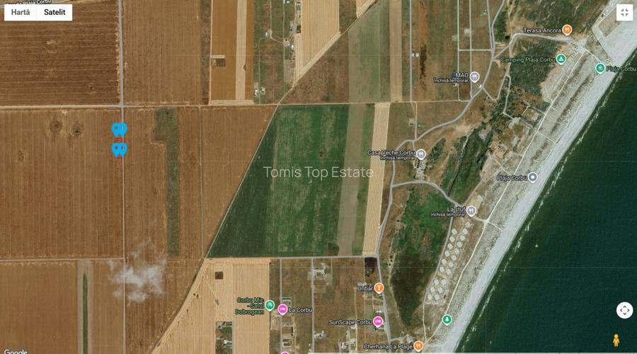 Teren extravilan in Corbu, 2000 MP, zona Plaja Corbu - 2