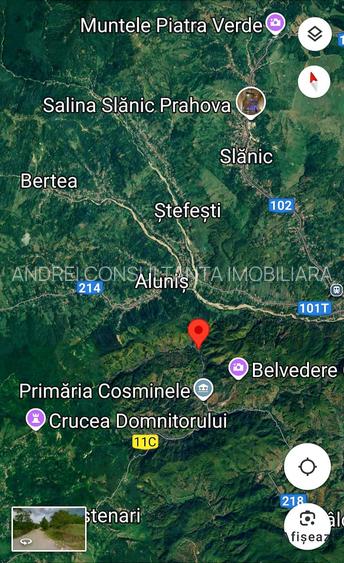 8000 Euro vanzare 220 mp teren asfalt apa gaz si curent Cosminele Prahova superb - 9