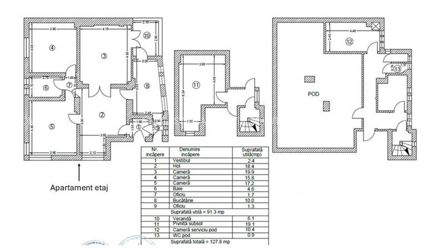 Vila istorica la 2 minute de Charles de Gaulle | Primaverii - 22