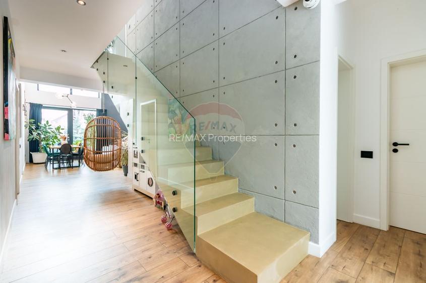 Vilă modernă în Paradisul Verde - Living spectaculos - 9