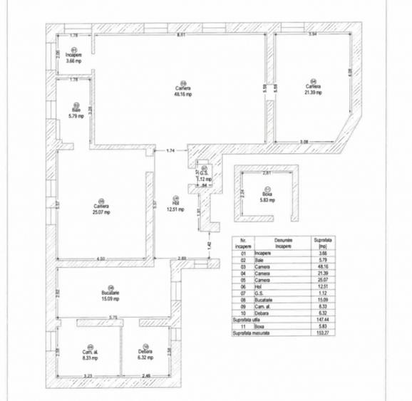 Apartament elegant in cladire cu arhitectura istorica  - 19