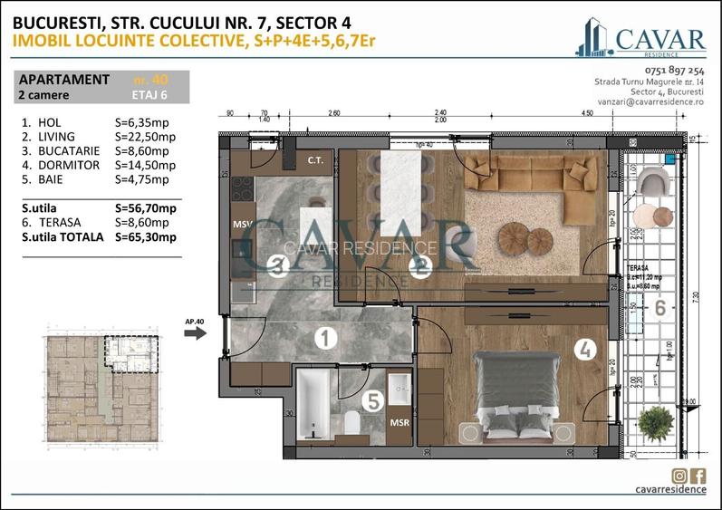 Proiect Nou Cavar Residence 2 Camere - 5
