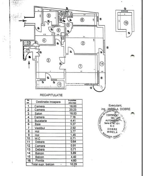 ETAJ INTREG 180 mp | BLOC FĂRĂ RISC | CENTRALĂ TERMICĂ | ZONA DACIA - EMINESCU - 1