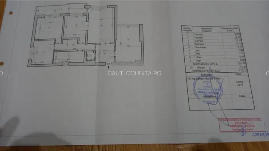 Apartament 4 Camere/ Kiseleff/ Metrou 15'/ 2 bai - 8