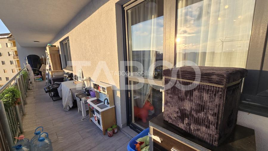 Apartament de vanzare 3 camere 93mp 2 bai balcon si lift Rahovei Sibiu - 12
